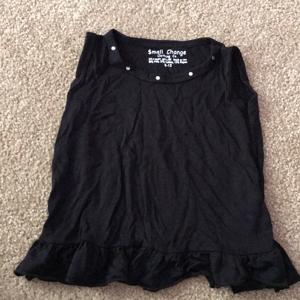 Small change sleeveless tank 6-12m